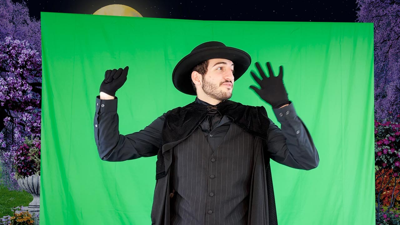 Private Green Screen of Theatre Production and Effects During a Pandemic